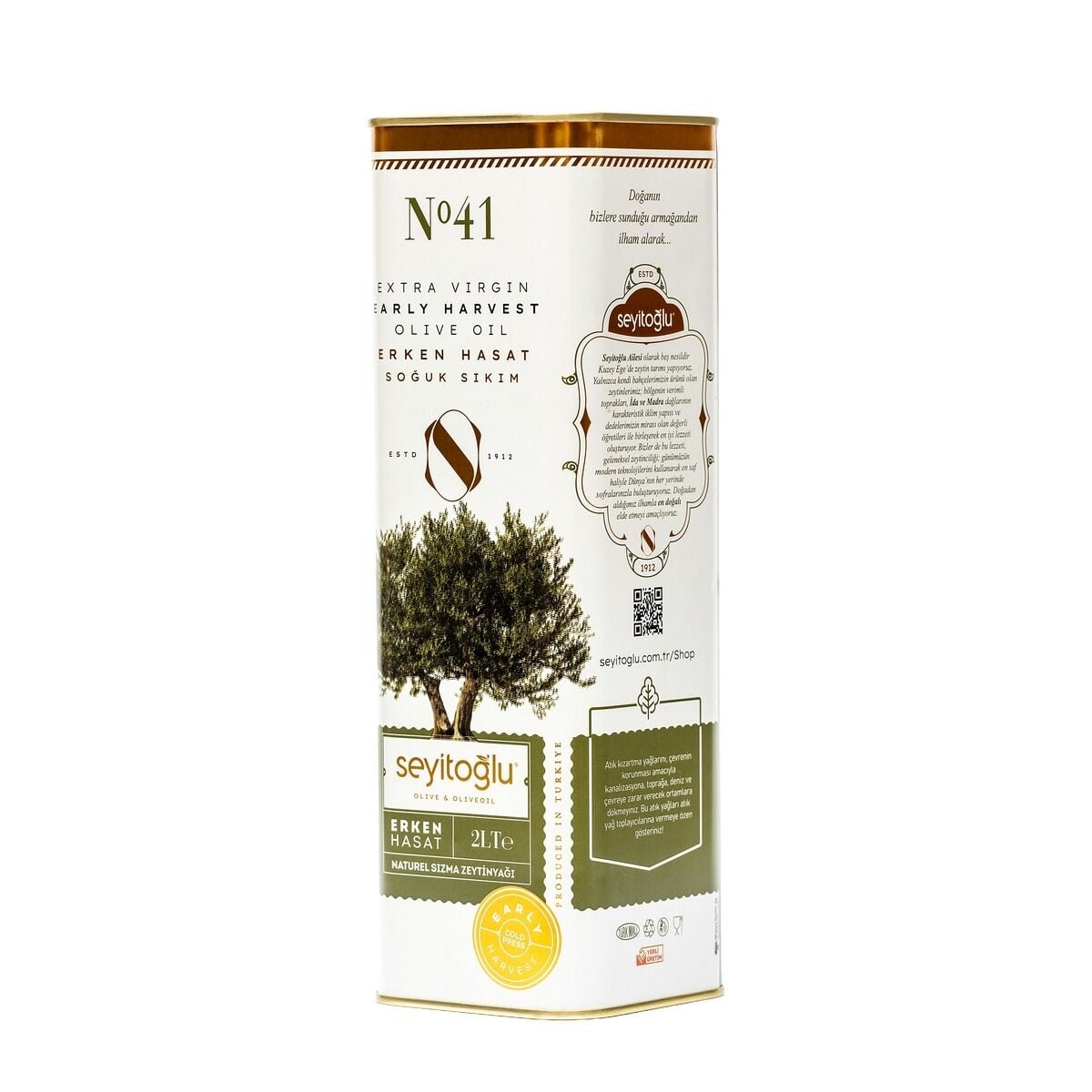 Erken Hasat Premium Soğuk Sıkım Natural Sızma         2 lt
