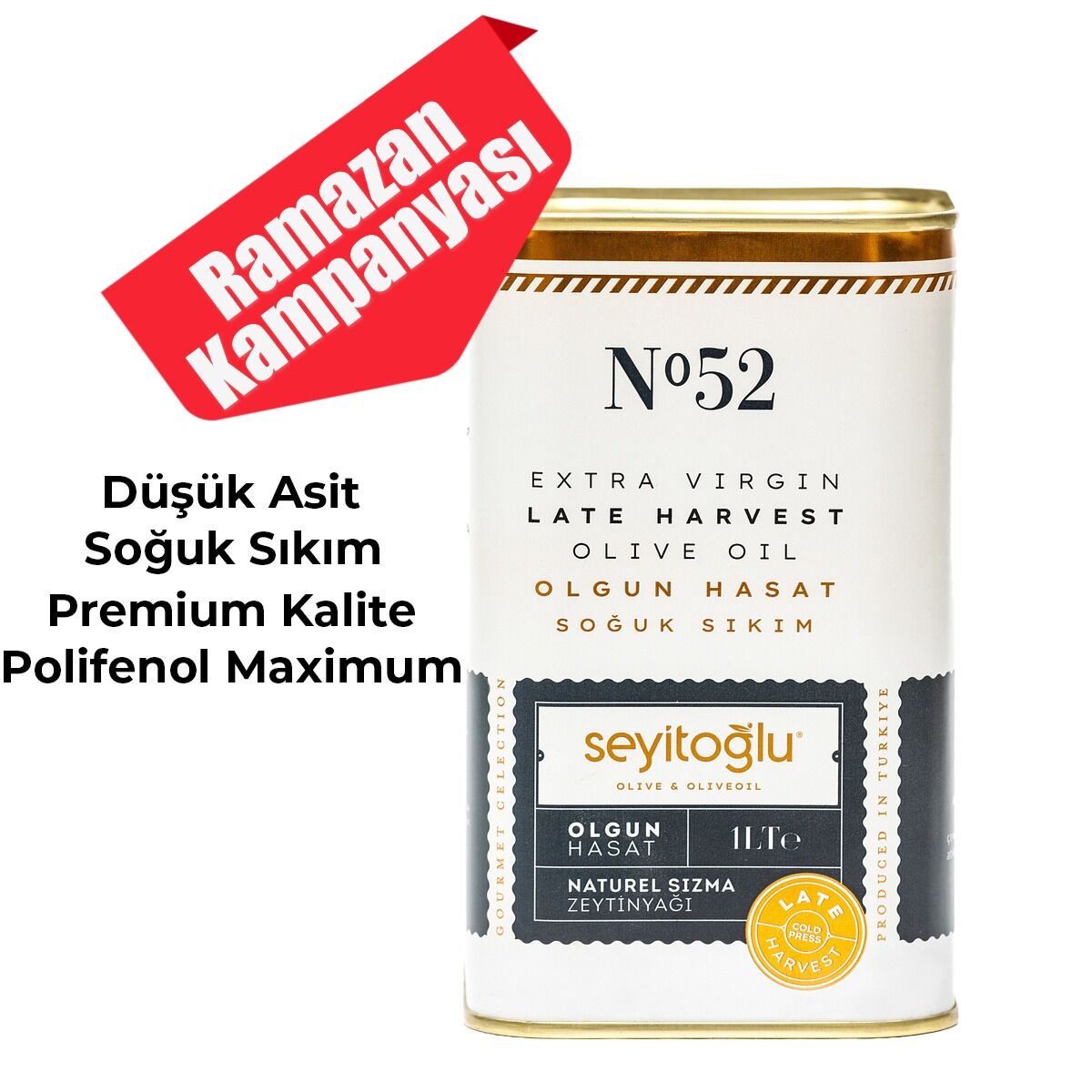 Olgun Hasat Premium Natural Sızma Soğuk Sıkım  1 lt