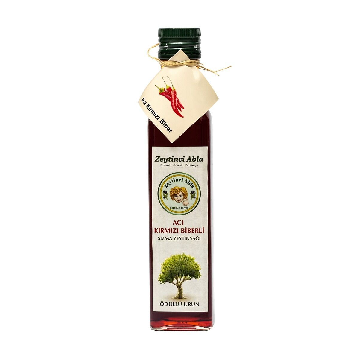 Çeşnili Sızma Zeytinyağı - Acı Kırmızı Biberli  250 ml