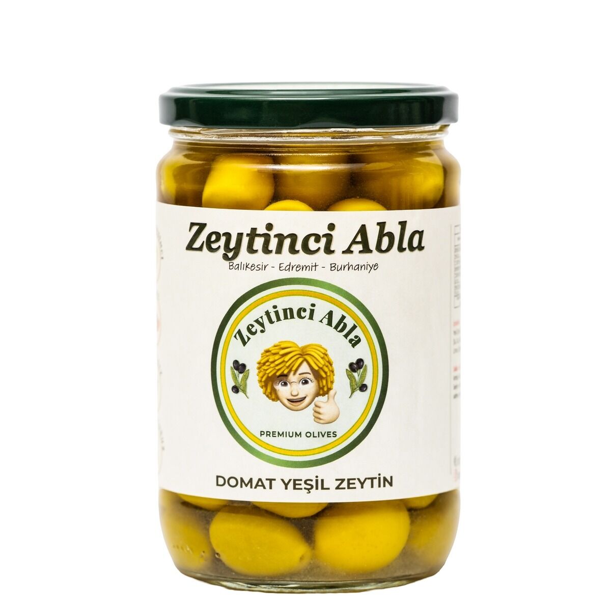 Domat Yeşil Zeytin  660 gr