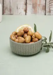 Organik Kırma Yeşil Zeytin  1200 gr