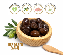 Organik(Yeni Sezon)  Çevirme Siyah Zeytin  1000 gr