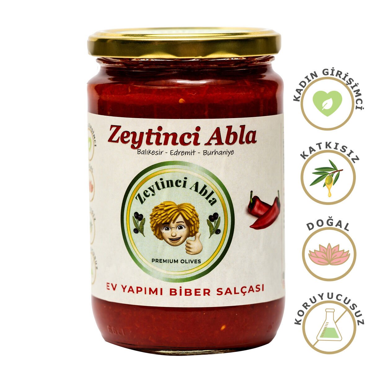 Biber Salçası Ev Yapımı - Doğal & Katkısız   660  ml