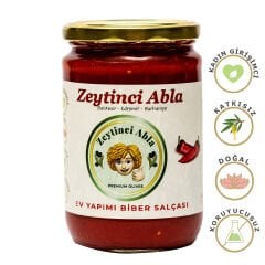 Biber Salçası Ev Yapımı - Doğal & Katkısız   660  ml