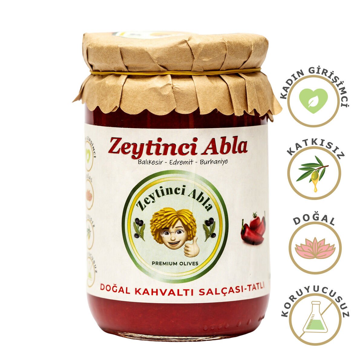 Kahvaltı Salçası Tatlı - Ev Yapımı - Doğal & Katkısız   660  ml