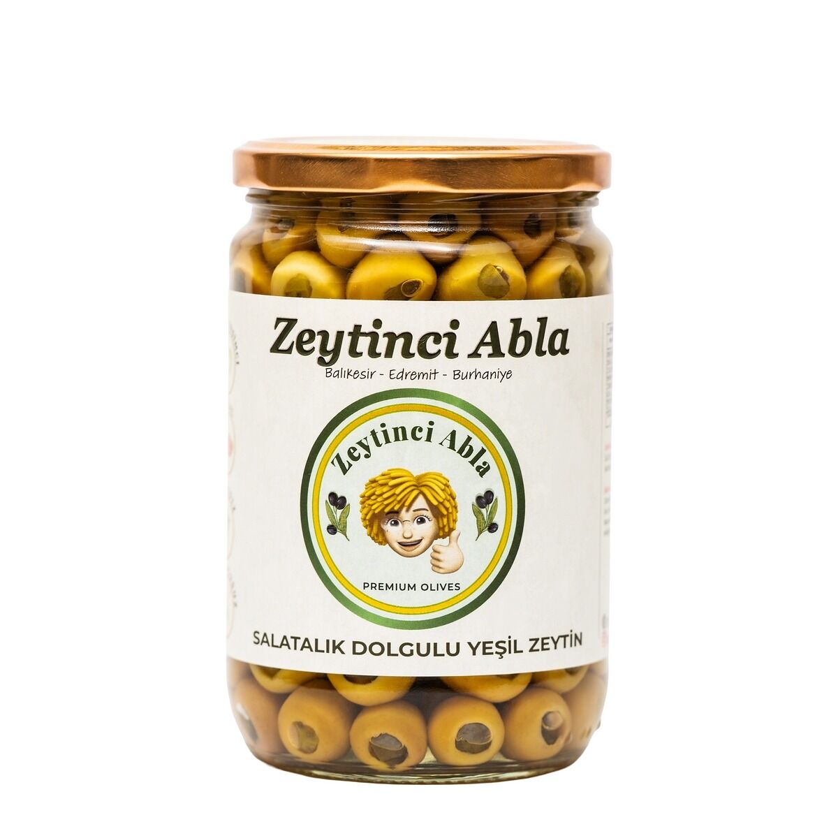 Salatalık Dolgulu Zeytin - Doğal & Katkısız   660 gr