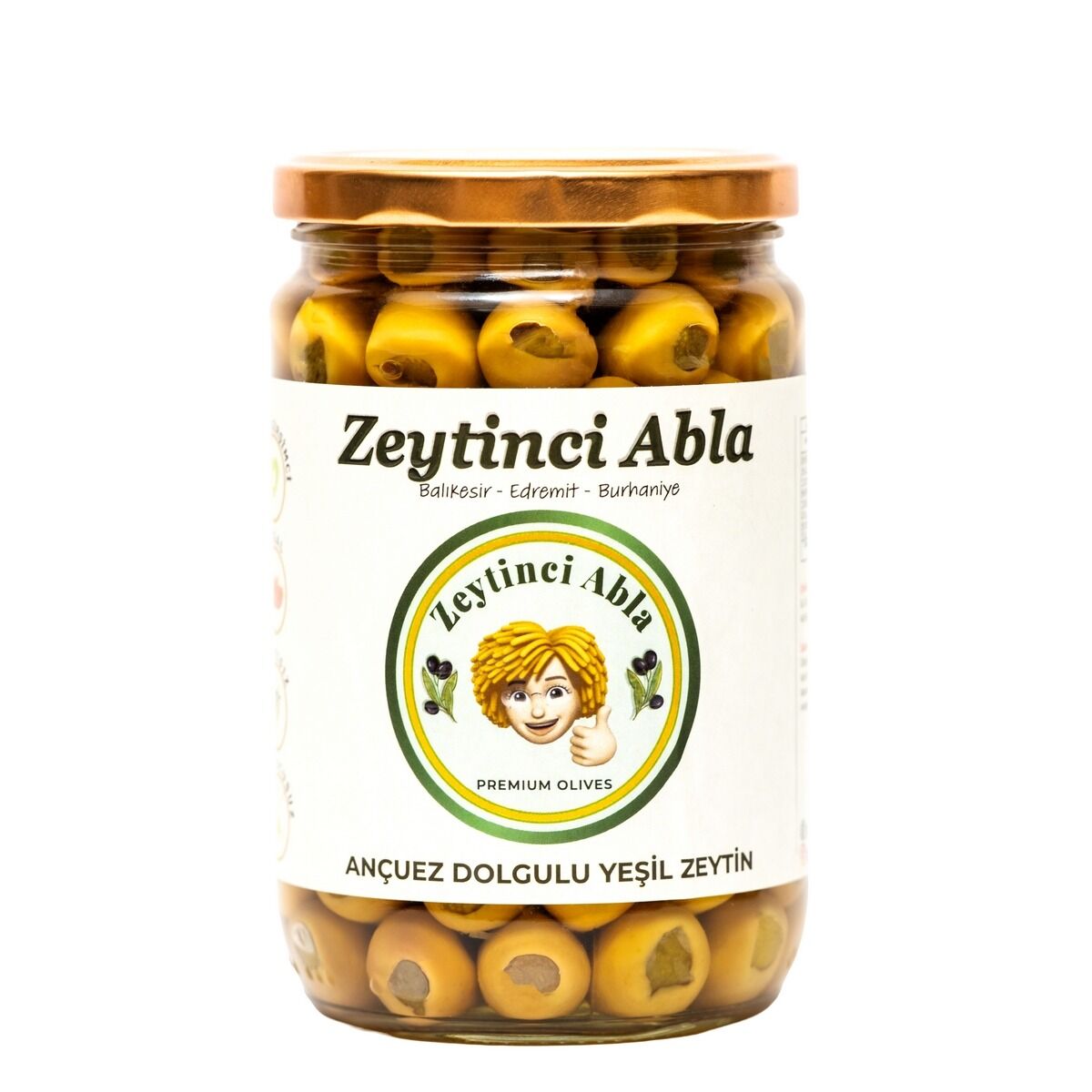 Ançuez Dolgulu Zeytin - Doğal & Katkısız   660 gr