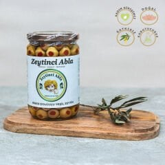 Biber Dolgulu Zeytin - Doğal & Katkısız   660 gr