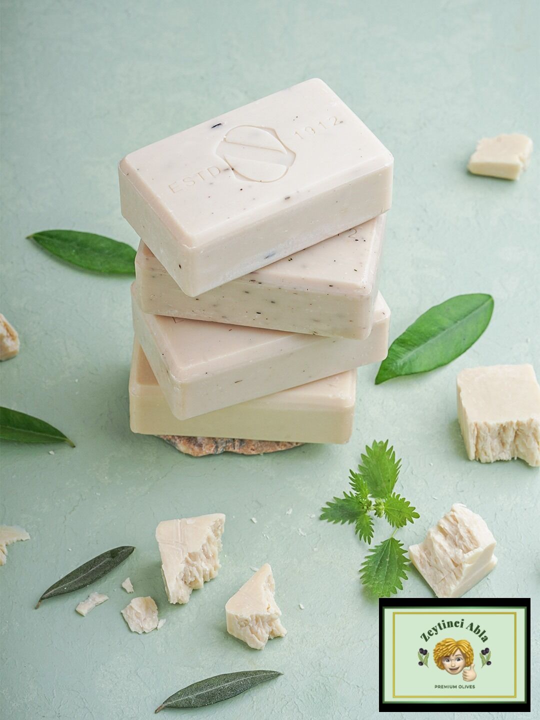 El&vücut sabunu - Kükürtlü-Saf Zeytinyağlı & Doğal-Bebekler-Çocuklar 150 gr