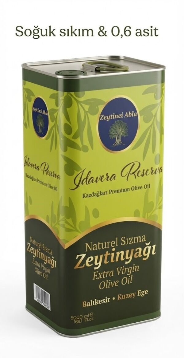 Natural Sızma Soğuk Sıkım Zeytinyağı 5 lt
