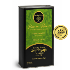 Erken Hasat 2026 Premium Soğuk Sıkım Natural Sızma  3 lt