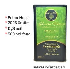 Erken Hasat 2026 Premium Soğuk Sıkım Natural Sızma  3 lt