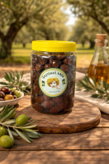 Organik(Yeni Sezon)  2'li Eko Paket Çevirme Siyah Zeytin  1000 gr